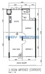 Blk 1 Bedok South Avenue 1 (Bedok), HDB 3 Rooms #93432812